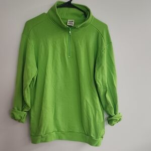 VS Pink Lime Green Pullover